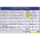 installation schedule board kit