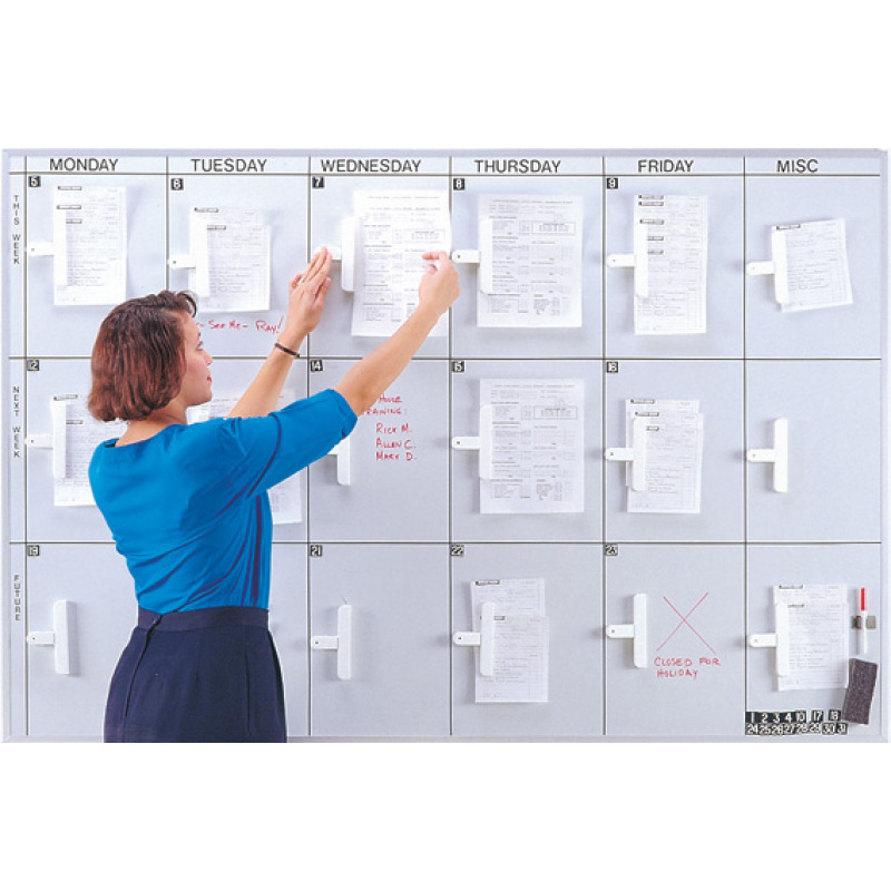 Dry Erase Board Planner for Job Assignments | Magnetic Concepts