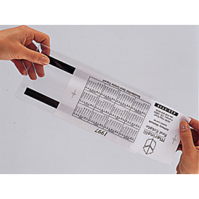 magnetic form holder with sample card insert
