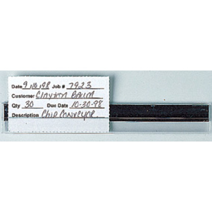 magnetic tag holder strip with sample card insert magnetic tag holder strip with sample card insert