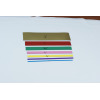 Colored magnetic strips in multiple widths