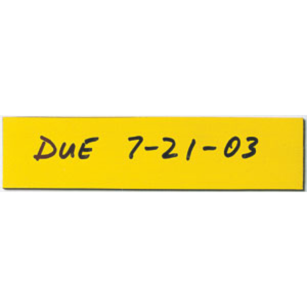 sample 1x4 inch write-on/wipe-off magnet