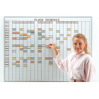 1x2 inch grid multi-purpose control whiteboard