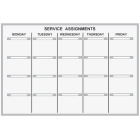 Service Scheduling paper grip kit