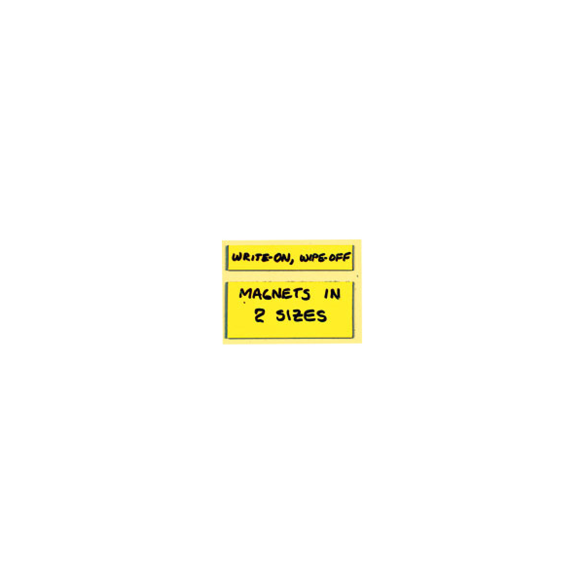 two write-on magnet sizes two write-on magnet sizes