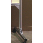 sturdy frame with four rollers