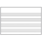 plain music dry erase board