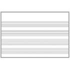 plain music dry erase board