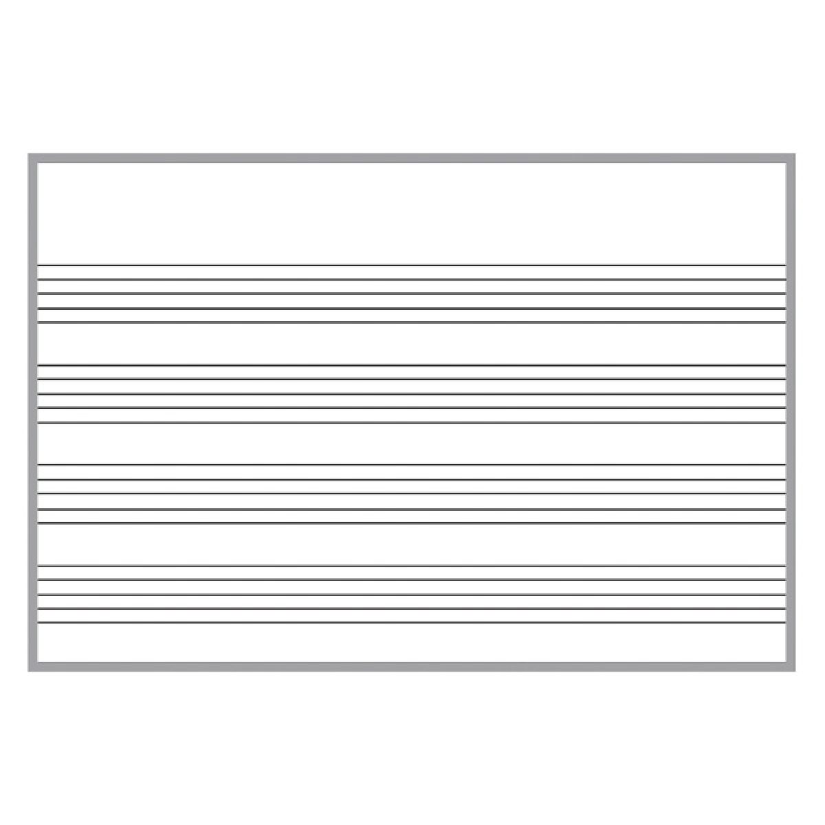 plain music dry erase board plain music dry erase board