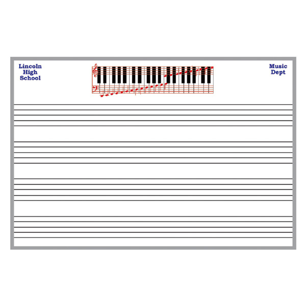 custom music whiteboard custom music whiteboard