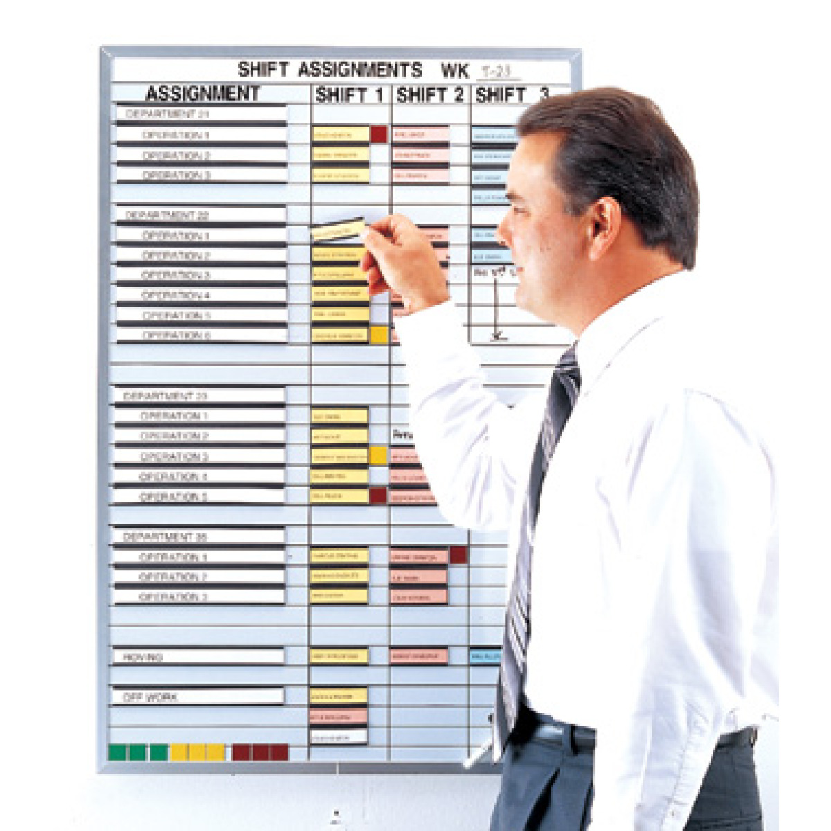 shift duty assignment board