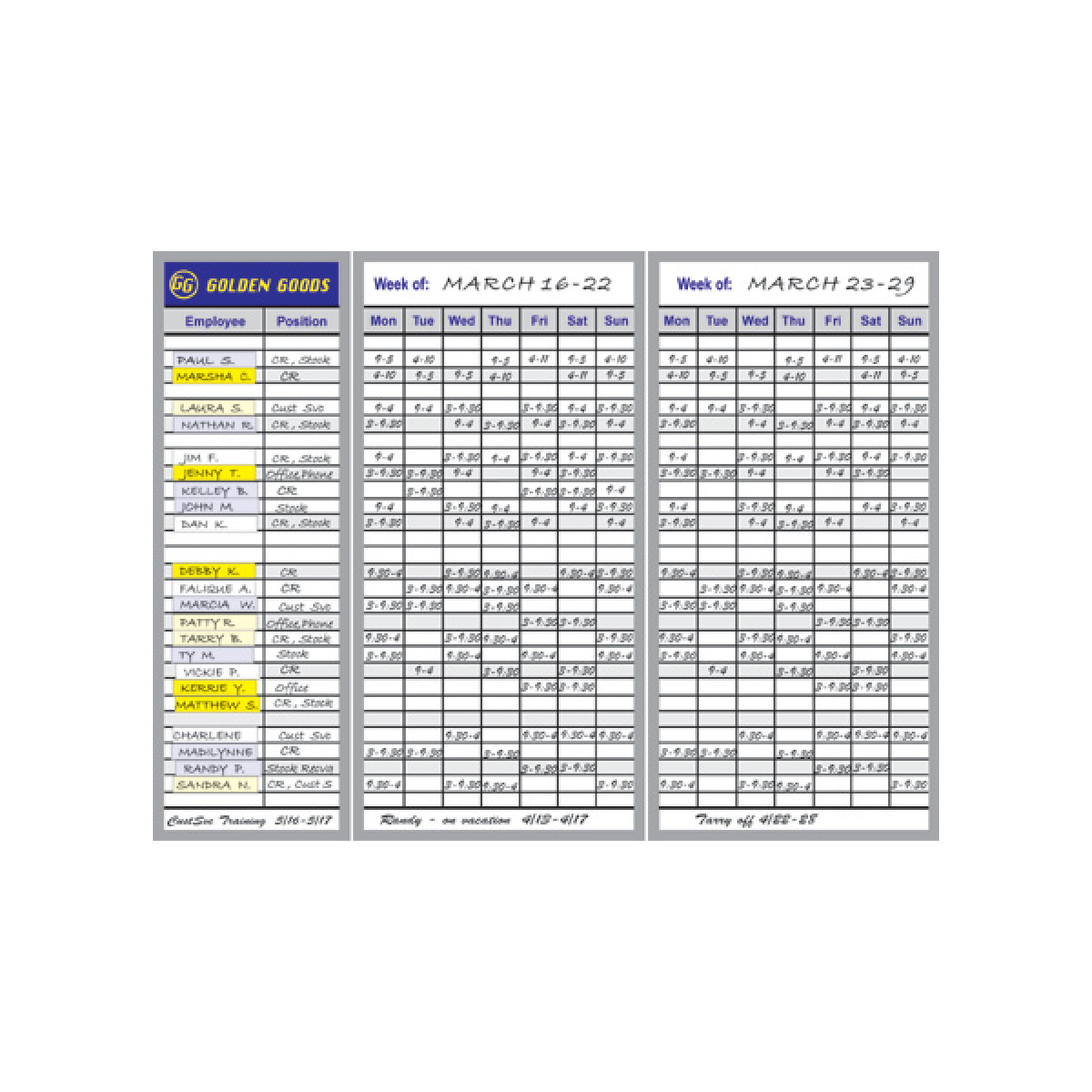 three lift-out scheduling whiteboards in a mounting track three lift-out scheduling whiteboards in a mounting track