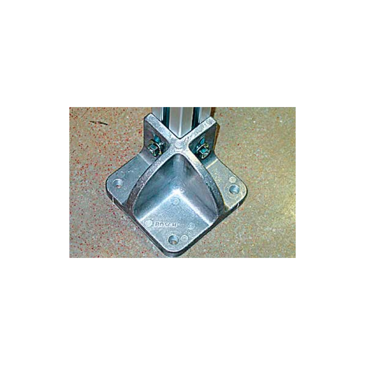 team center leg floor mount close-up team center leg floor mount close-up