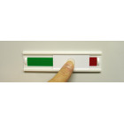 magnetic red green status indicator