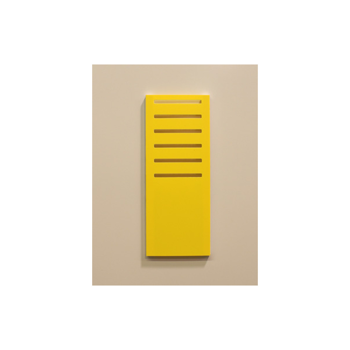 yellow T-card slot base holder yellow T-card slot base holder