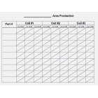 production tracking roll-around whiteboard