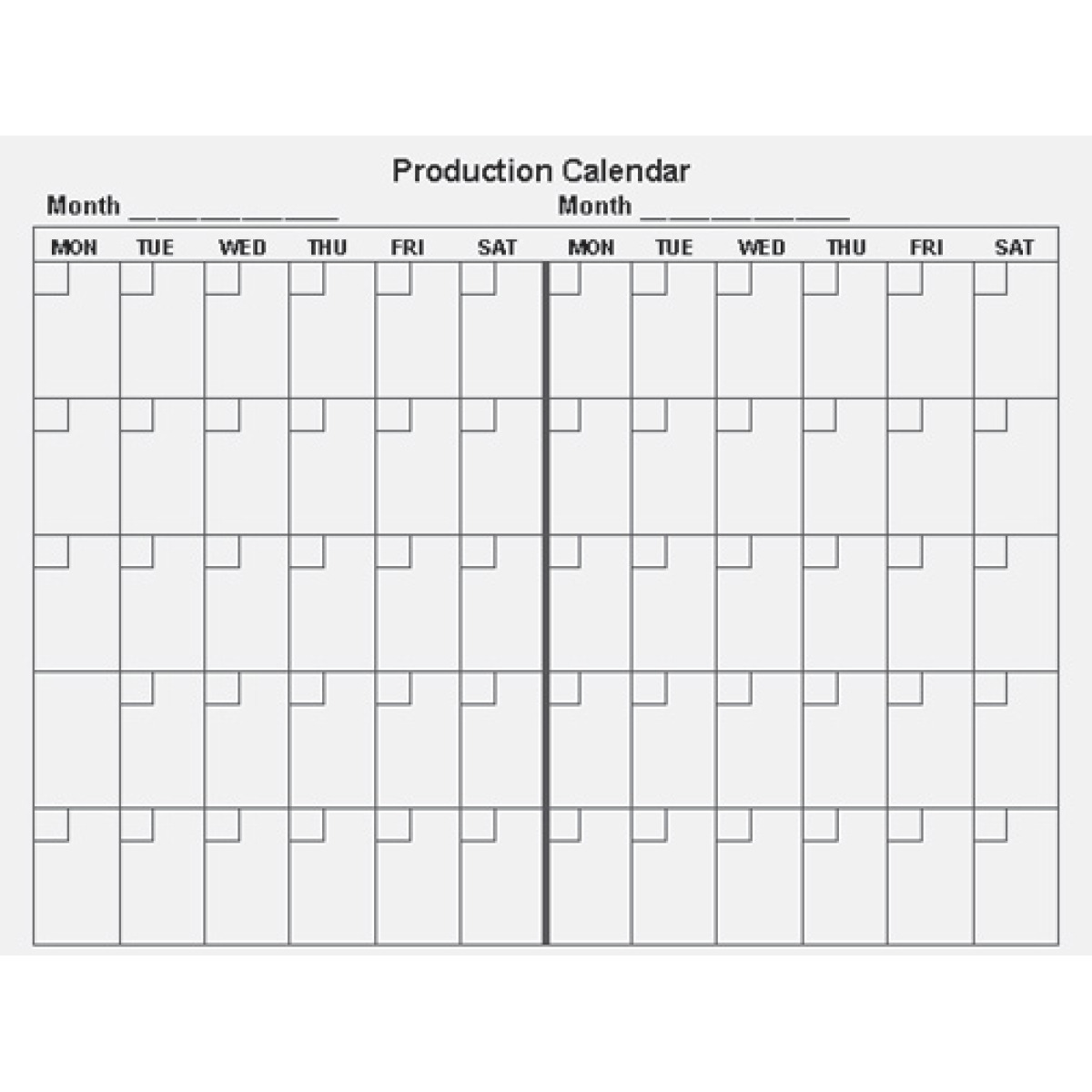 custom calendar rolling whiteboard
