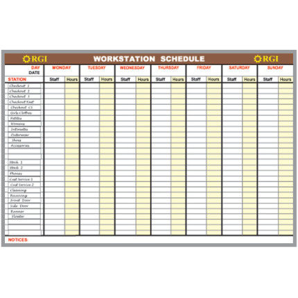 workstations assignment whiteboard