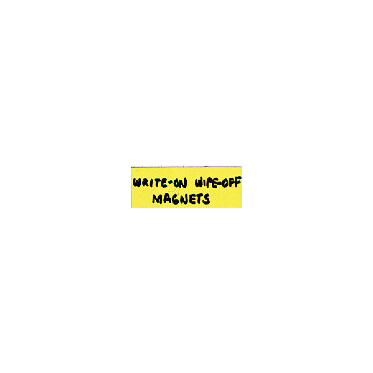 write-on/wipe-off magnet write-on/wipe-off magnet